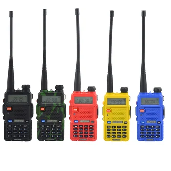 BaoFeng Walkie-Talkie Uv-5r Dual Frekvenca Walkie-Talkie VHF/UHF 136-174MHz In 400-520MHz FM Prenosni Sprejemnik S Slušalko