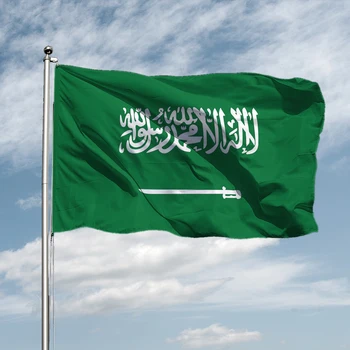Savdska Arabija Nacionalno Zastavo 90X150cm Visi Poliester Savdska Arabija Banner Za Dekoracijo