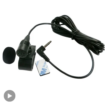 Žično Avto Mikrofon Mic Mini Micro Za Majhen Mikrofon Majhne Mike Stereo Zvok Audio Strokovno Avto DVD Radio 3,5 mm Vozila