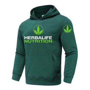 Pomlad Jesen Herbalife Hoodie Herbalife prehrana Plašč Hoodie Logotip Herbalife Grafični Moških in žensk Sweatershirt hoody