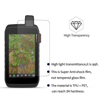 3Pcs HD Zbriši Zaslon Patron Ultra-thin Film Za Ročni GPS Garmin Montana 700 700i 750i Nano Anti-shock HIŠNE Film Ni Stekla