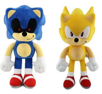30 cm Novega Prihoda PP Bombaž EXE Sonic Plišastih Igrač Ljubka Akcijska Slika Super Sonic Hedgehog Plišastih Igrač za Božič, Darilo Otrok