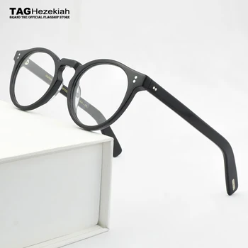 Blagovne znamke Okrogle očala ženske 2023 optičnih očal okvir moških vintage Retro kratkovidnost predpisovanja okviri OV5450SU