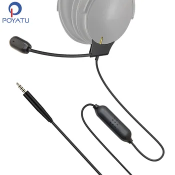 QC 35 Boom Kabel Mikrofona za Bose QC35 II Slušalke Vrvice Kabel Iger na srečo Kabli Z Mute Stikalo za Prenosni RAČUNALNIK PS4 PS5 Xbox