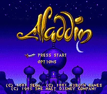 Aladdin za 16-bitni Sega MD igra Kartuše za Megadrive Genesis sistem