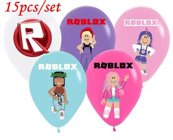 Rob Latex Baloni 12 Ballon Pixel loxed Happy Birthday Dekoracijo Girl Balon Nastavite Otroci Zraka Globos Dobave