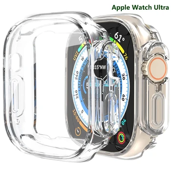 Ohišje za Apple watch Ultra 49 mm Serija 8 7 JV 6 5 4 3 45 MM 41MM 44 MM 40 MM HD Zaslon Patron Cover Apple Watch Dodatki