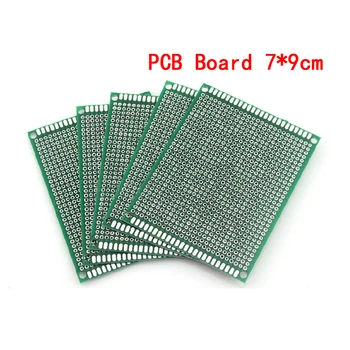 5pcs/veliko 7x9cm Dvojni Stranski Prototip PCB Board 7*9 cm Univerzalno Tiskano Vezje Za Arduino Eksperimentalni PCB Bakreno Ploščo