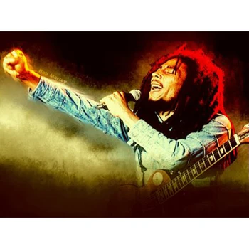Slavni glasbenik Bob Marley, DIY Needlework Diamond Slikarstvo Diamond Vezenje Vse Vaja Nosorogovo Mozaik Sliko WG1742