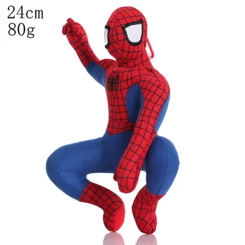 24 cm > Disney Marvel Avengers Super Junak Spider Man Plišastih Mehko Polnjene Lutka Za Otroke Darila